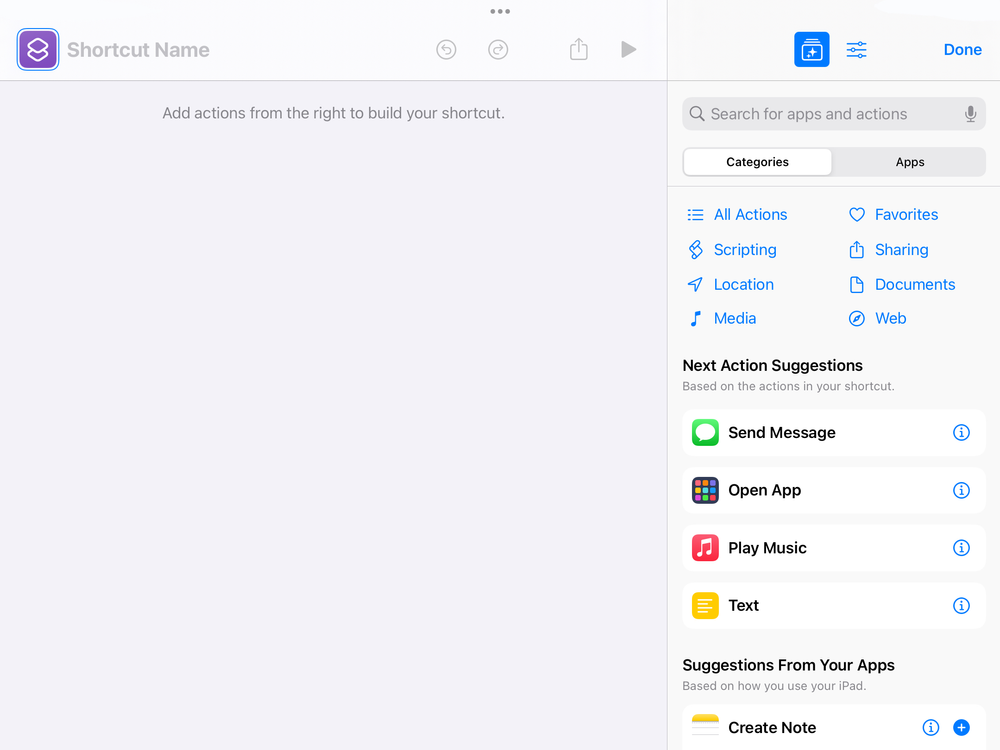 Shortcuts